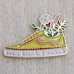 Every Step is Growth Enamel Pin